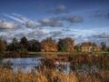 View of Fallbrooke on an autumn afternoon